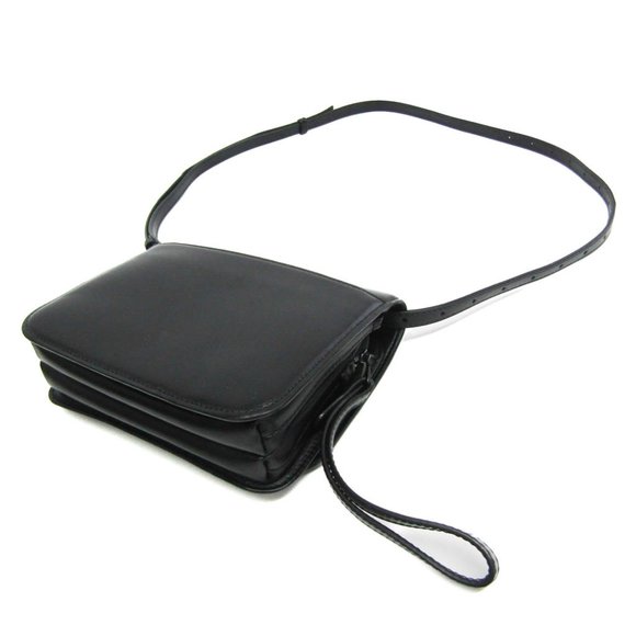 Balenciaga B Logo 592898 Women's Leather Shoulder Bag Black - Picture 2 of 14